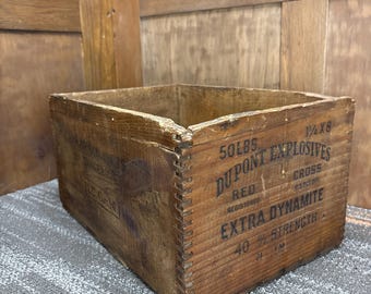 ヴィンテージ DuPont 爆薬用 木箱 EXTRA DYNAMITE 蚤の市 il_340x270.7726554172_29sz.jpg
