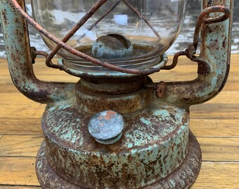Antique Embury Mfg #2C8 Lantern - Camlox Tubular Cold Blast