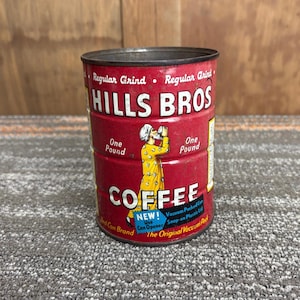 Vintage hills brothers coffee cans - Etsy 日本