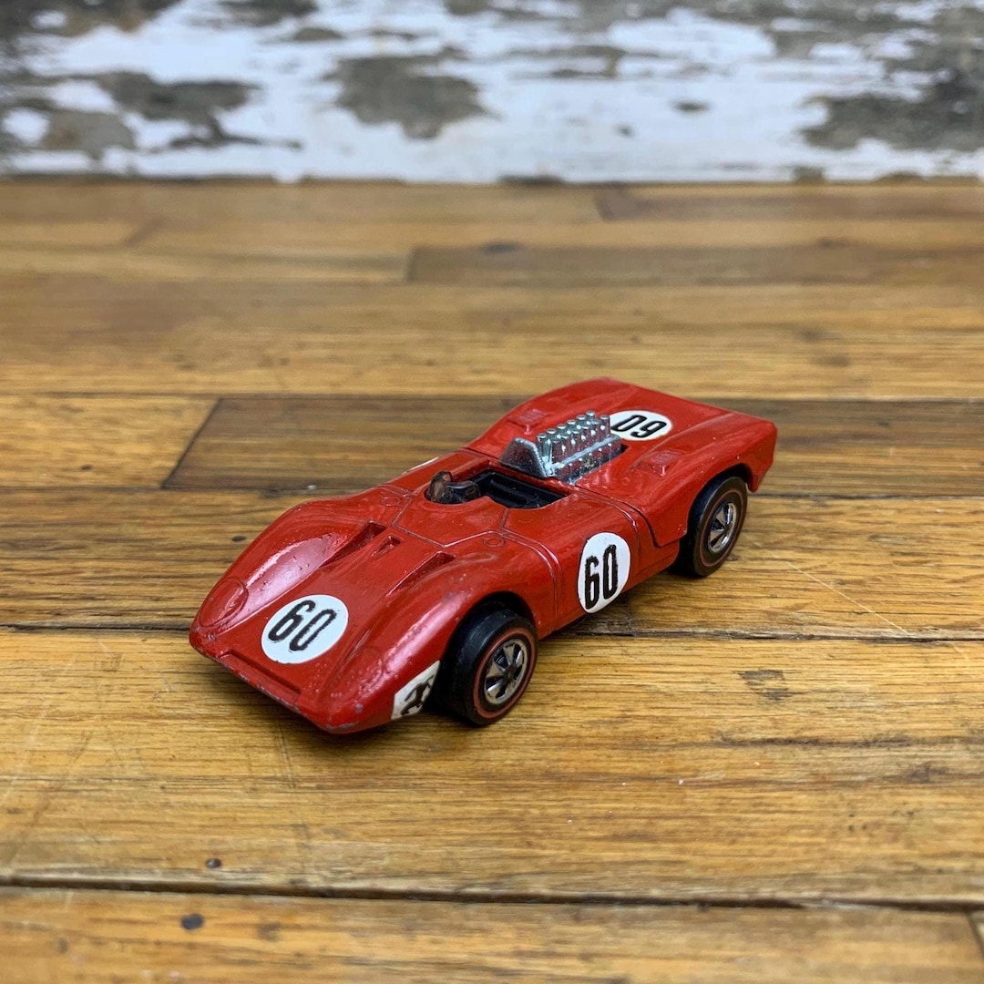 Vintage Hot Wheels Redline Ferrari 312P - Red - 1969 - Near Mint