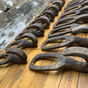 Antique Iron Hook - Forged Iron Hook - Scrap Art Parts -  Industrial Iron Hook