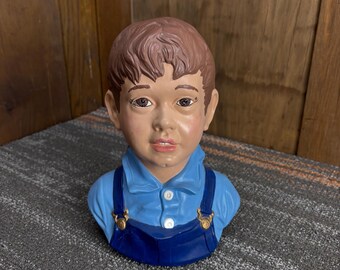 Marwal Vintage Head Figurine Ceramic Bust Woman 1960s Retro Mid