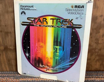 Videodisco CED de Star Trek: La Película - Parte 2 - Tecnología de medios físicos perdida - Sin probar