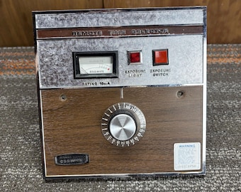 1970s Era Dental Office Xray Remote Time Selector Wall Panel - Pennwalt SS White - Prop, Decor, Repurpose