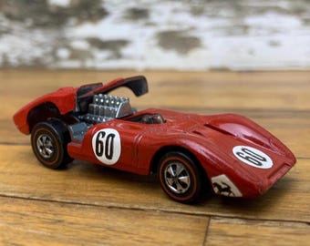 Vintage Hot Wheels Redline Ferrari 312P - Red - 1969 - Near Mint