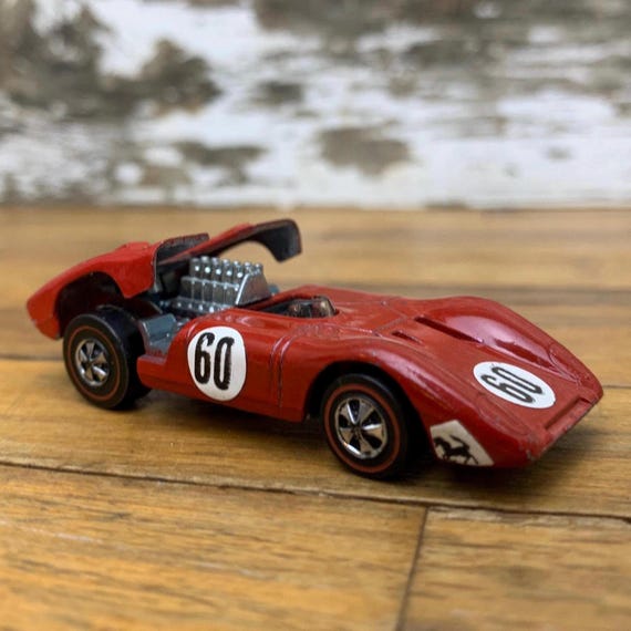 ミニカー Hot Wheels Redline Original Ferrari 312P Vintage Hot Wheels Redline Ferrari 312P - Red - 1969 - Near Mint