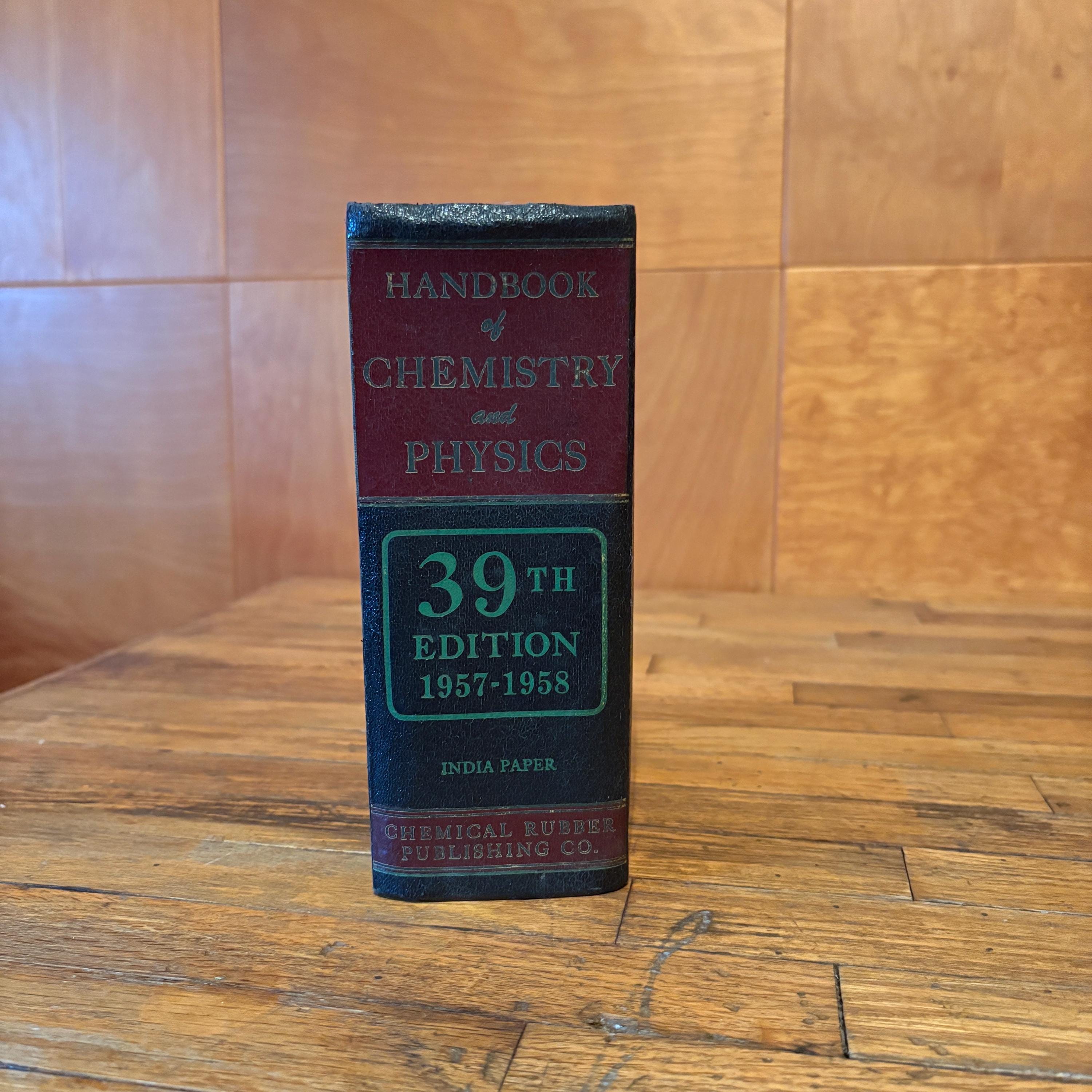 Handbook of Chemistry - Etsy