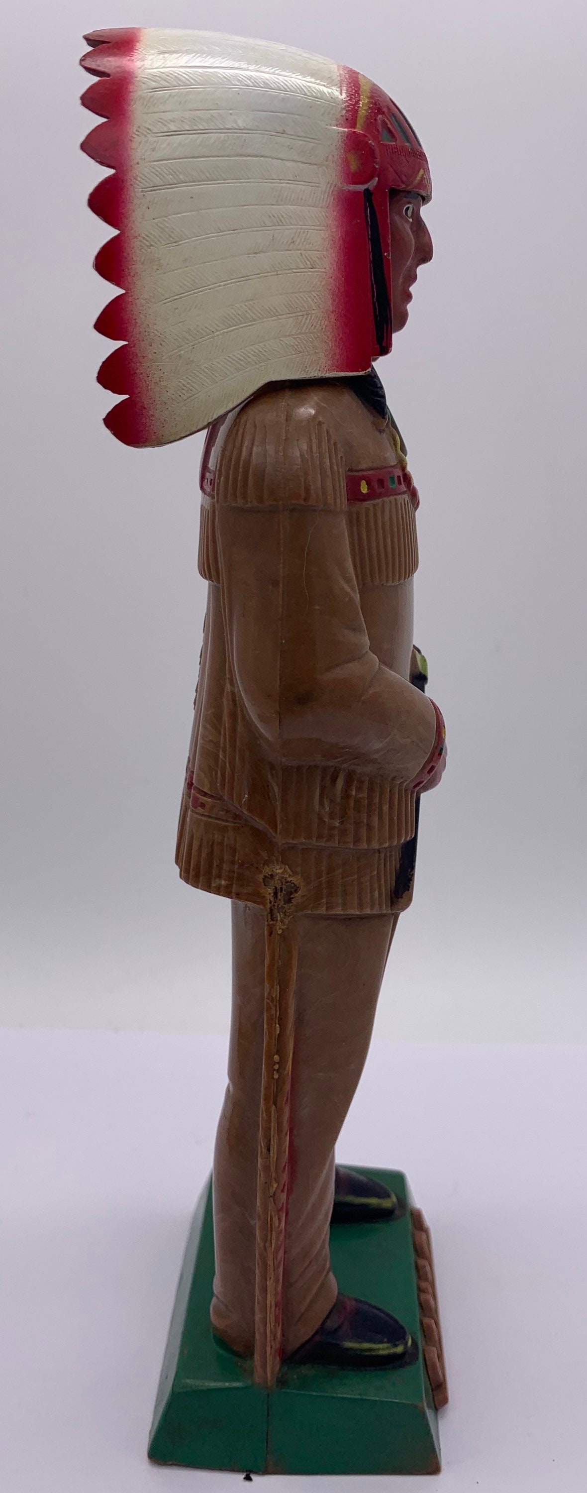 Vintage Canada Souvenir Indian Statue Etsy