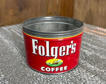Summer Girl Vintage Coffee Tin Can - Kansas City Collectible - Etsy