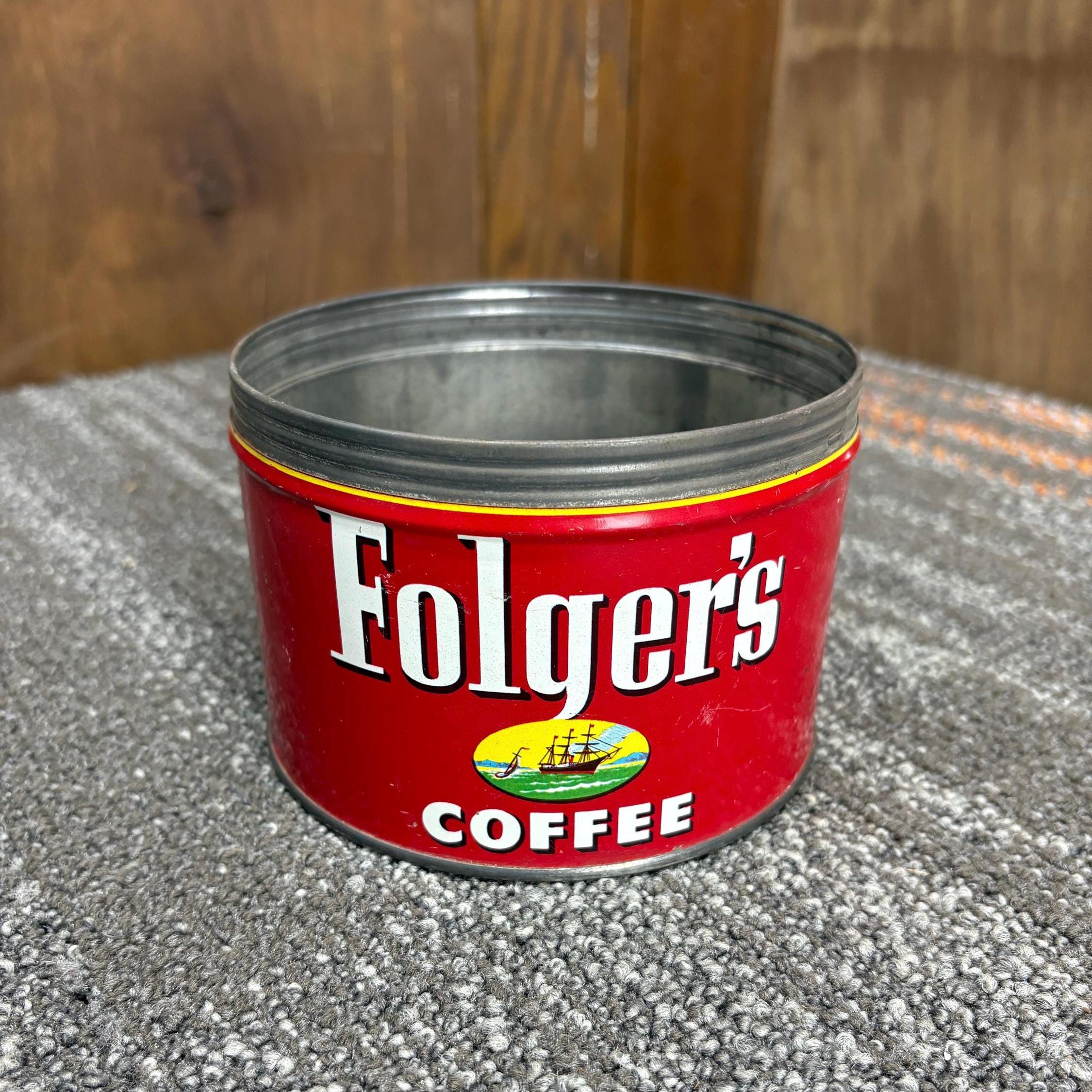 Folgers Coffee Can - Etsy