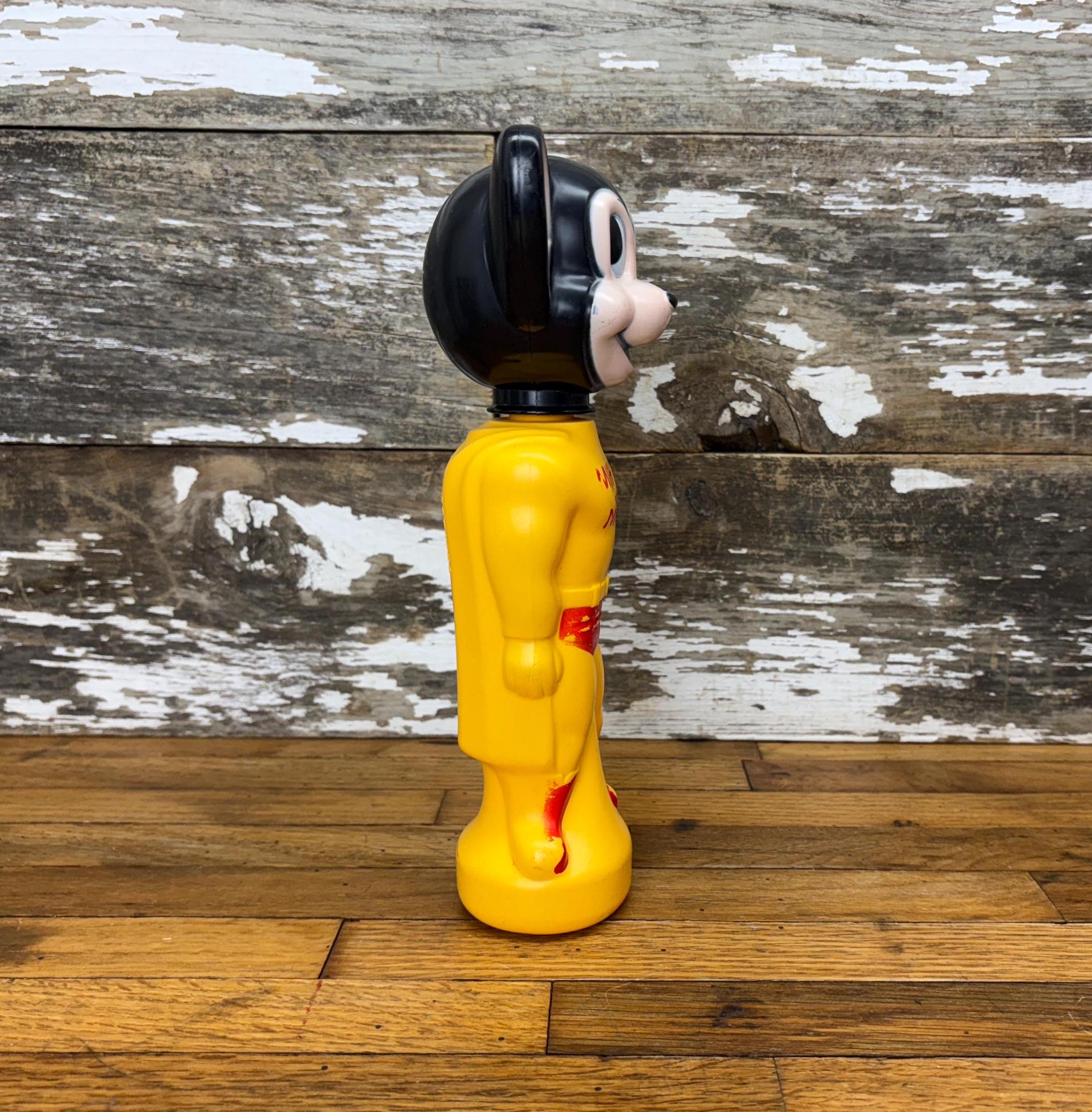 1960s Vintage Mighty Mouse Soaky Bath Bottle Toy - Nostalgic