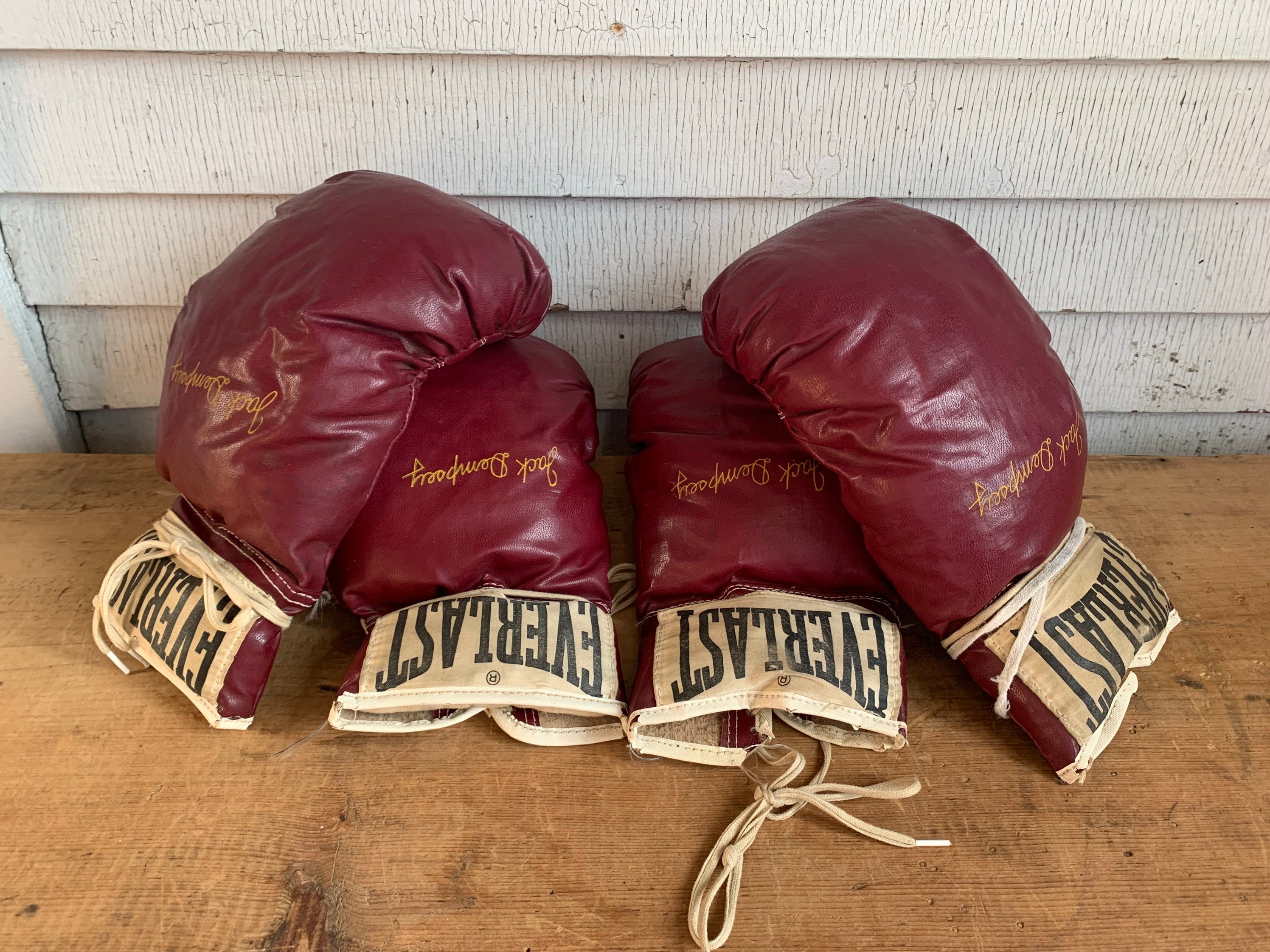 Vintage 1950s Everlast Jack Dempsey Boxing Gloves Youth Model ...