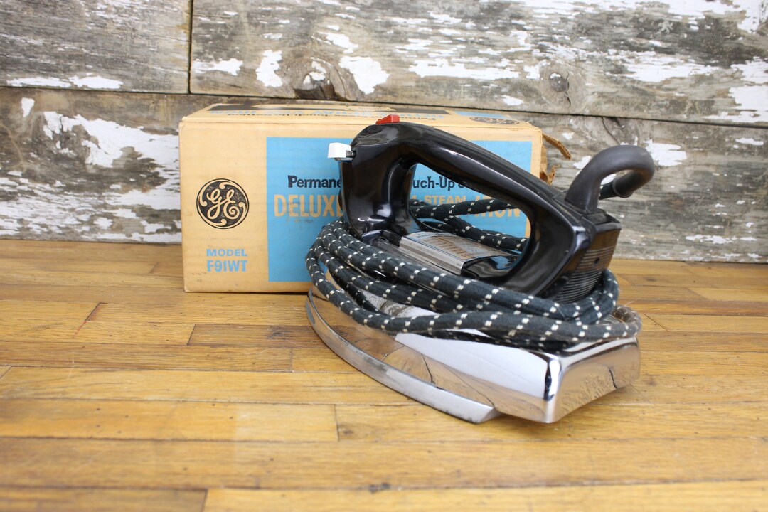 Vintage GE Electric Iron With Original Box Working Condition Etsy