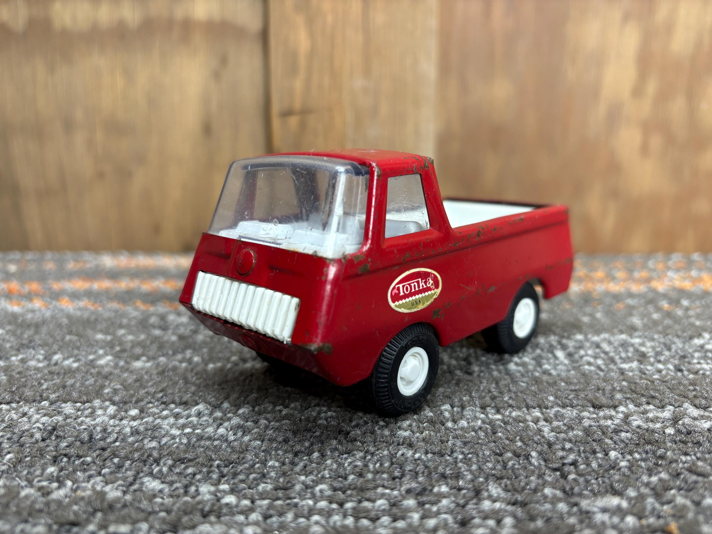 Tonka トラック ミニカー レッド ホワイト Vintage 1970s Tiny Tonka Red Pickup Truck – Pressed Steel Toy - Etsy