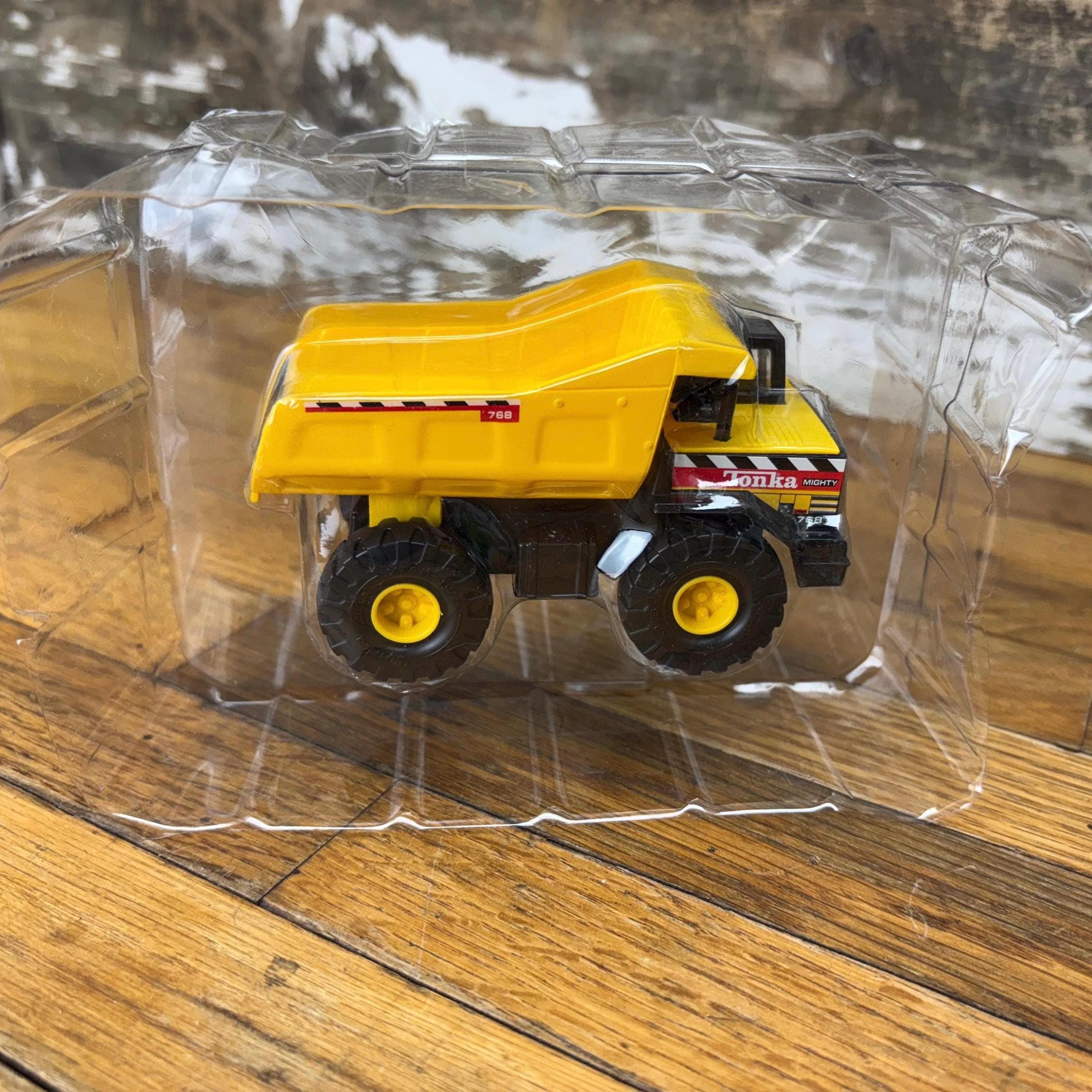 Vintage Tonka Mighty 768 Dump Truck in Original Plastic Packaging