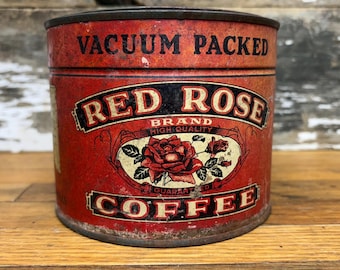 COFFEE缶とジャーのセット／アメリカvintage／USA／Tin／空缶 現在、この商品の在庫はありません - Etsy