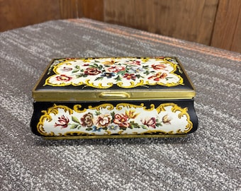 Vintage Tin Trinket Box Made in Holland