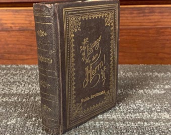 1913 German Hymnal – Antique Religious School Book, Lobsinget dem Herrn