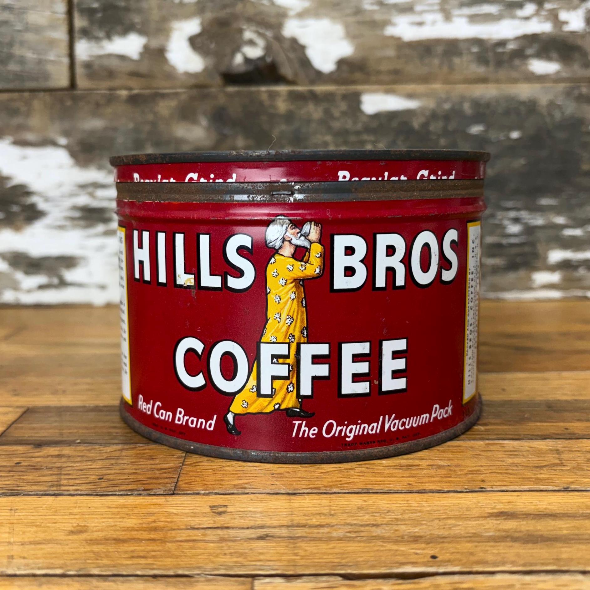 ビンテージ Hills Bros. Coffee ヒルズブラザーズ・コーヒー Vintage hills brothers coffee cans - Etsy 日本