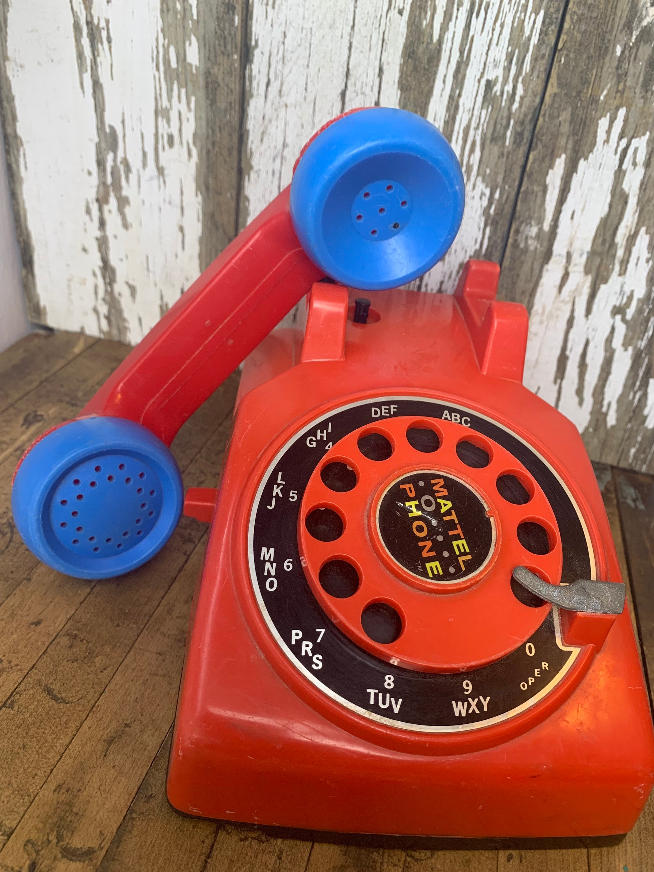 Vintage 1967 Mattel-O-Phone Toy Telephone