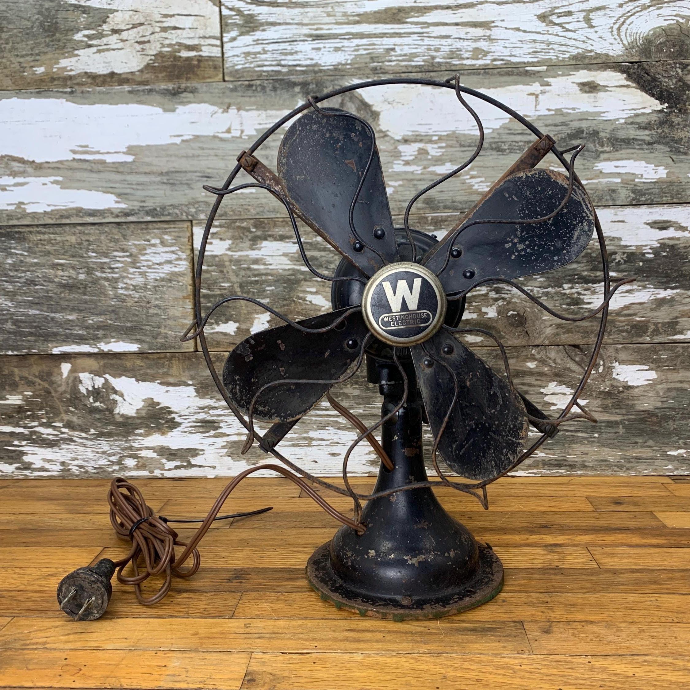 Antique Westinghouse Oscillating Desk Fan - Westinghouse Style