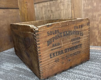 ヴィンテージ DuPont 爆薬用 木箱 EXTRA DYNAMITE 蚤の市 il_340x270.7726554176_57ek.jpg