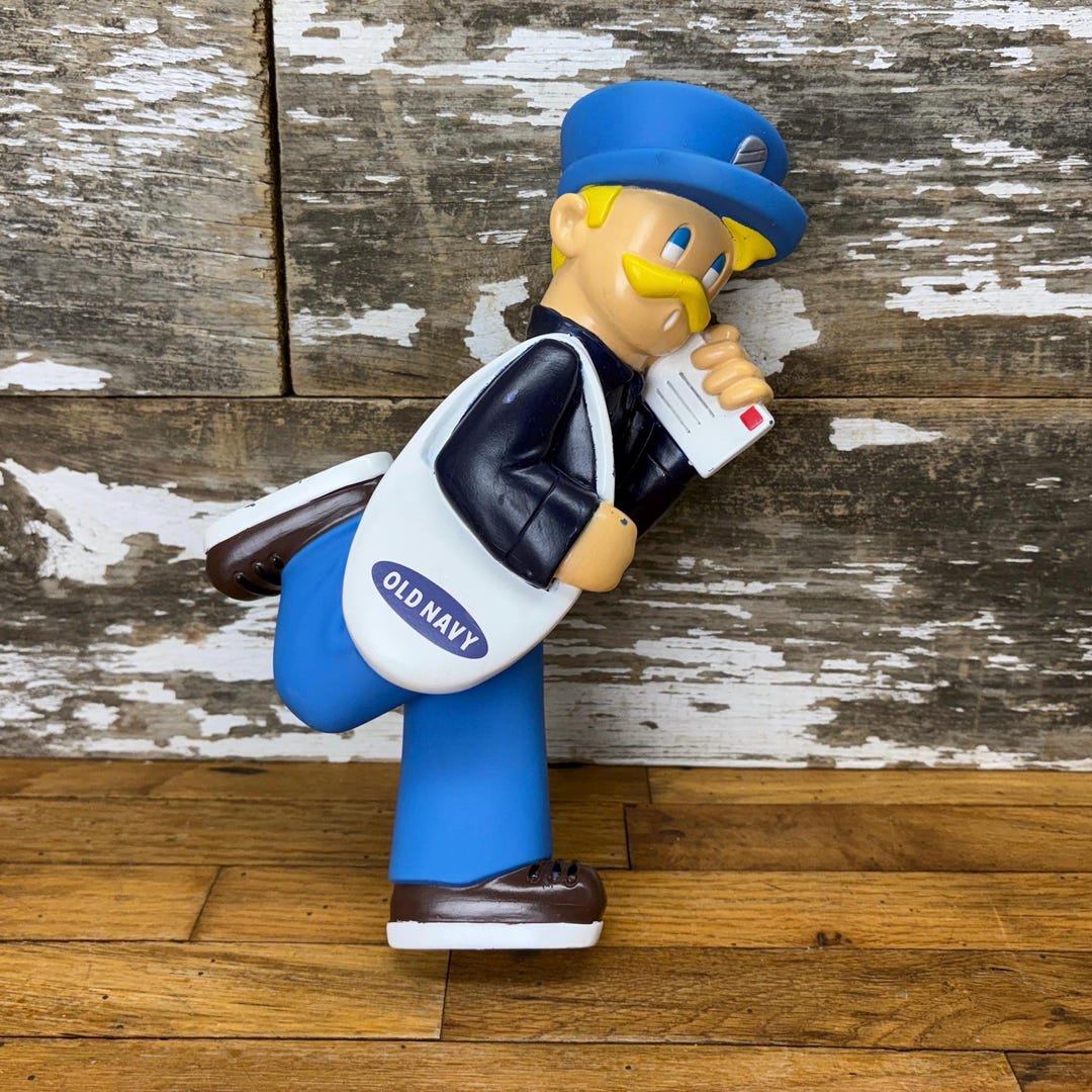 Vintage Rubber Old Navy Mail Delivery Man Squeak Toy - Etsy