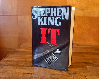 IT by Stephen King Hardcover with Dust Jacket: First Edition First Printing
