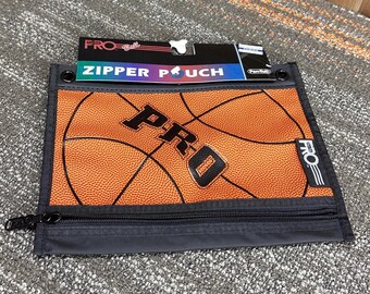 90s Y2K Basketball Trapper Keeper Zipper Pouch NOS Pen-Tab Pro