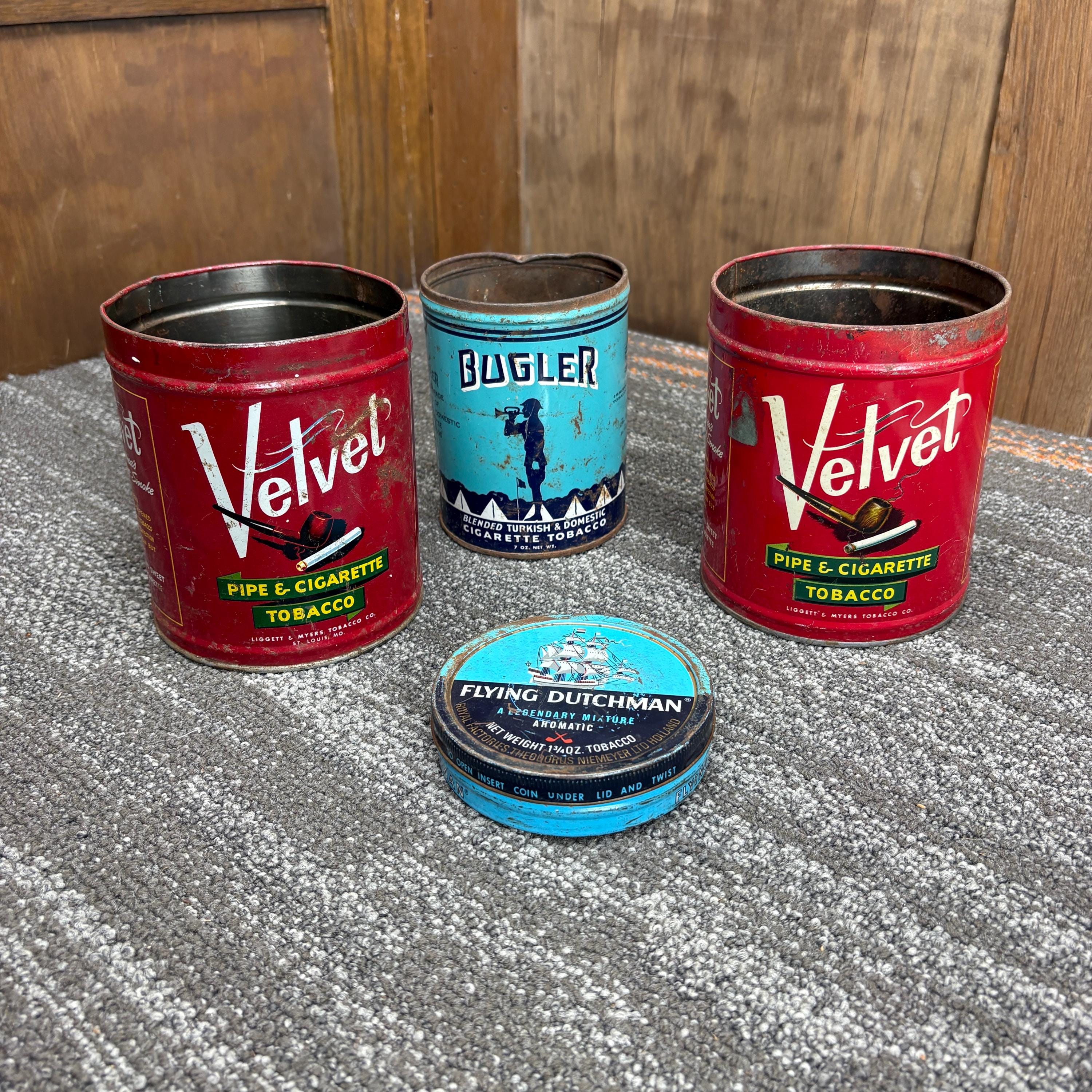 パイプヘッド　イギリス製　1930年代 1930's tobacco tin - Etsy 日本
