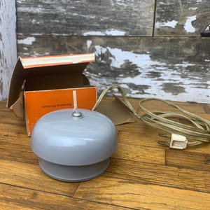 Vintage Faraday Alarm Bell and Original Box - Like New - Faraday 4 Inch Alarm Bell - Catalog #336, 120 Volt A.C. - Corded - Works!