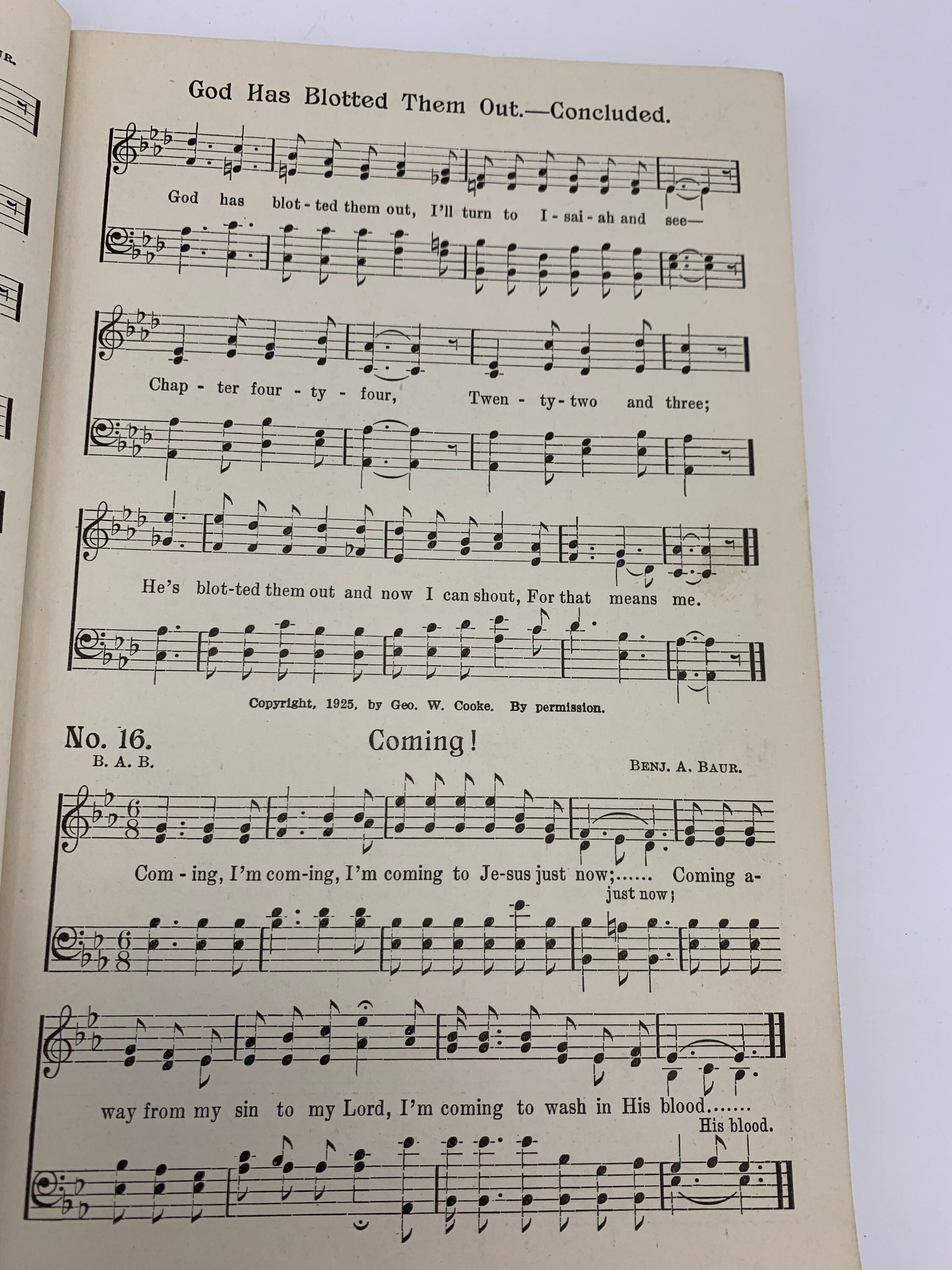 Gospel Choruses Antique Song Book Etsy