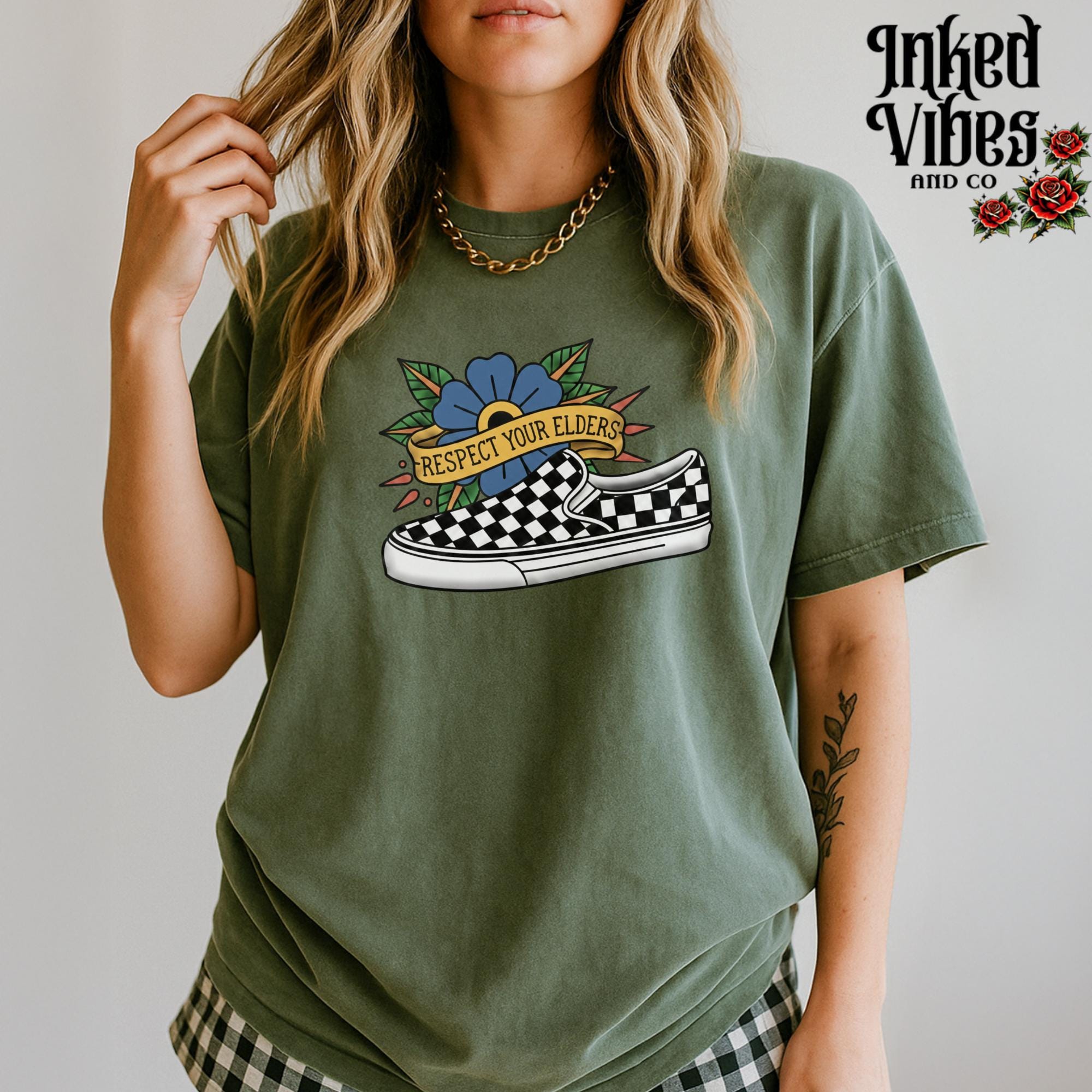 Vans off the Wall Shirt - Etsy