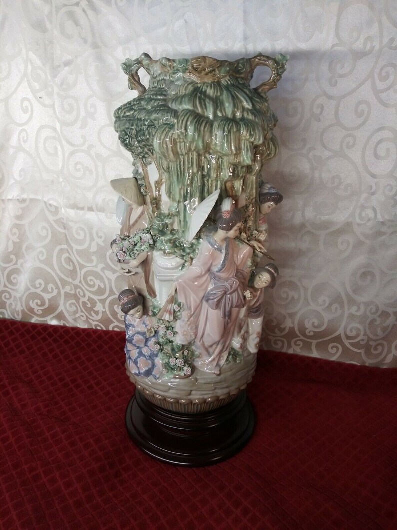 Lladro 1536 JAPANESE VASE Limited Edition number 38/750 Etsy