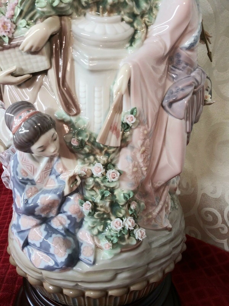 Lladro 1536 JAPANESE VASE Limited Edition number 38/750 Etsy