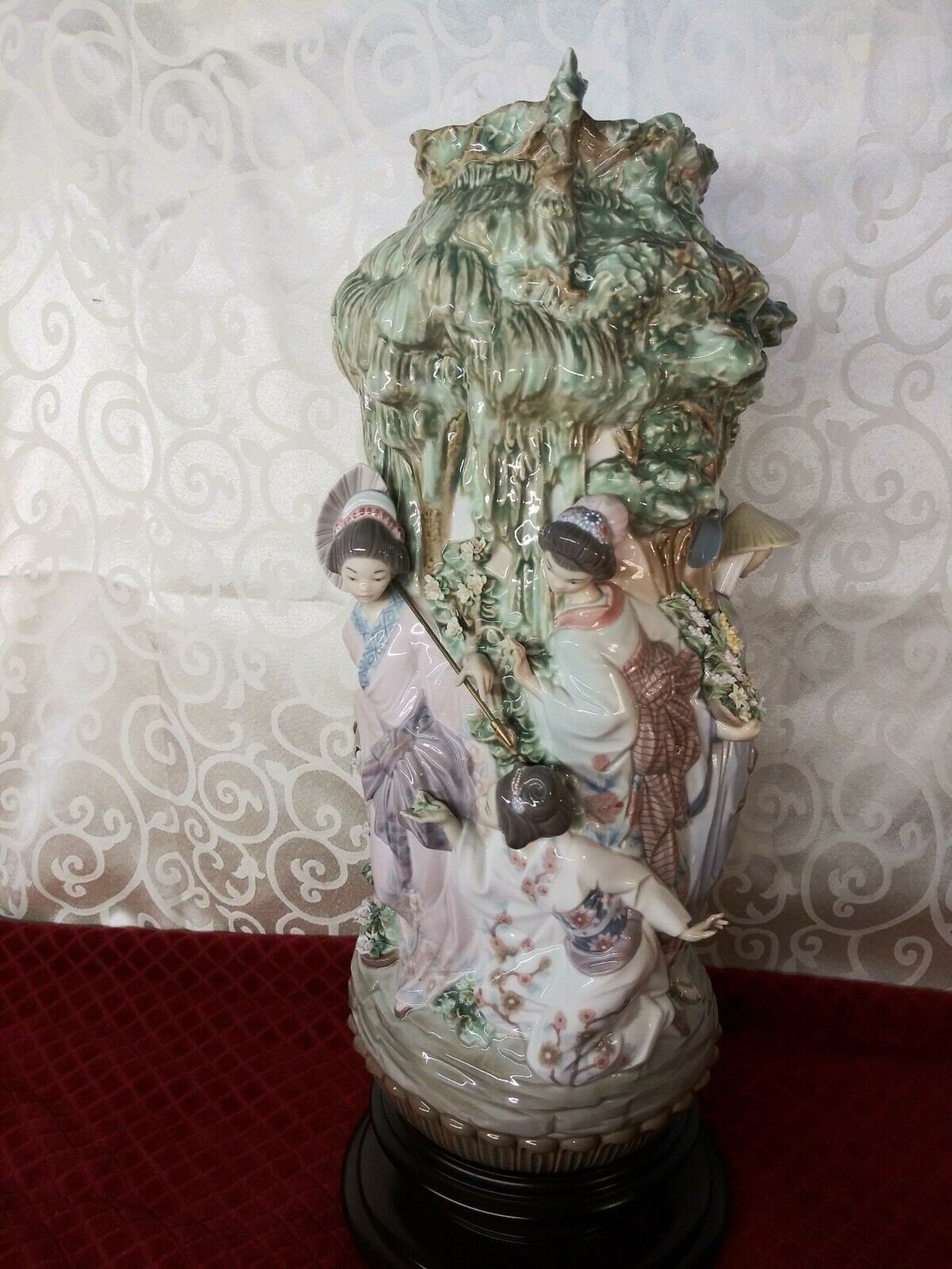 Lladro 1536 JAPANESE VASE Limited Edition number 38/750 Etsy