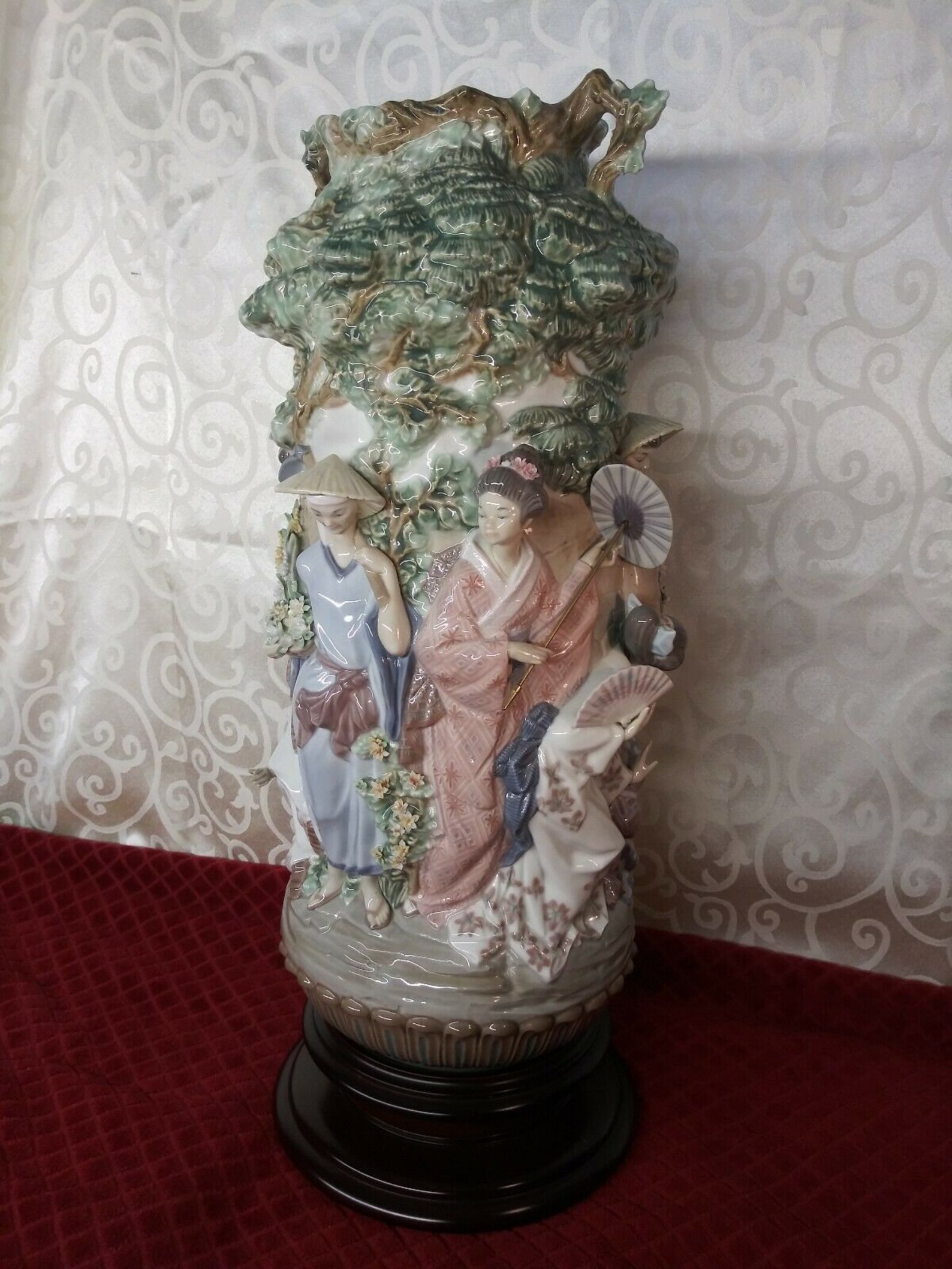 Lladro 1536 JAPANESE VASE Limited Edition number 38/750 Etsy