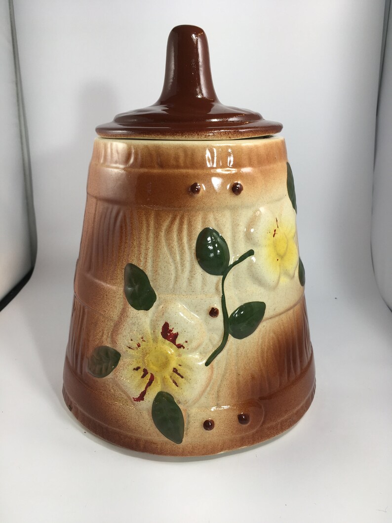 vintage butter churn cookie jar