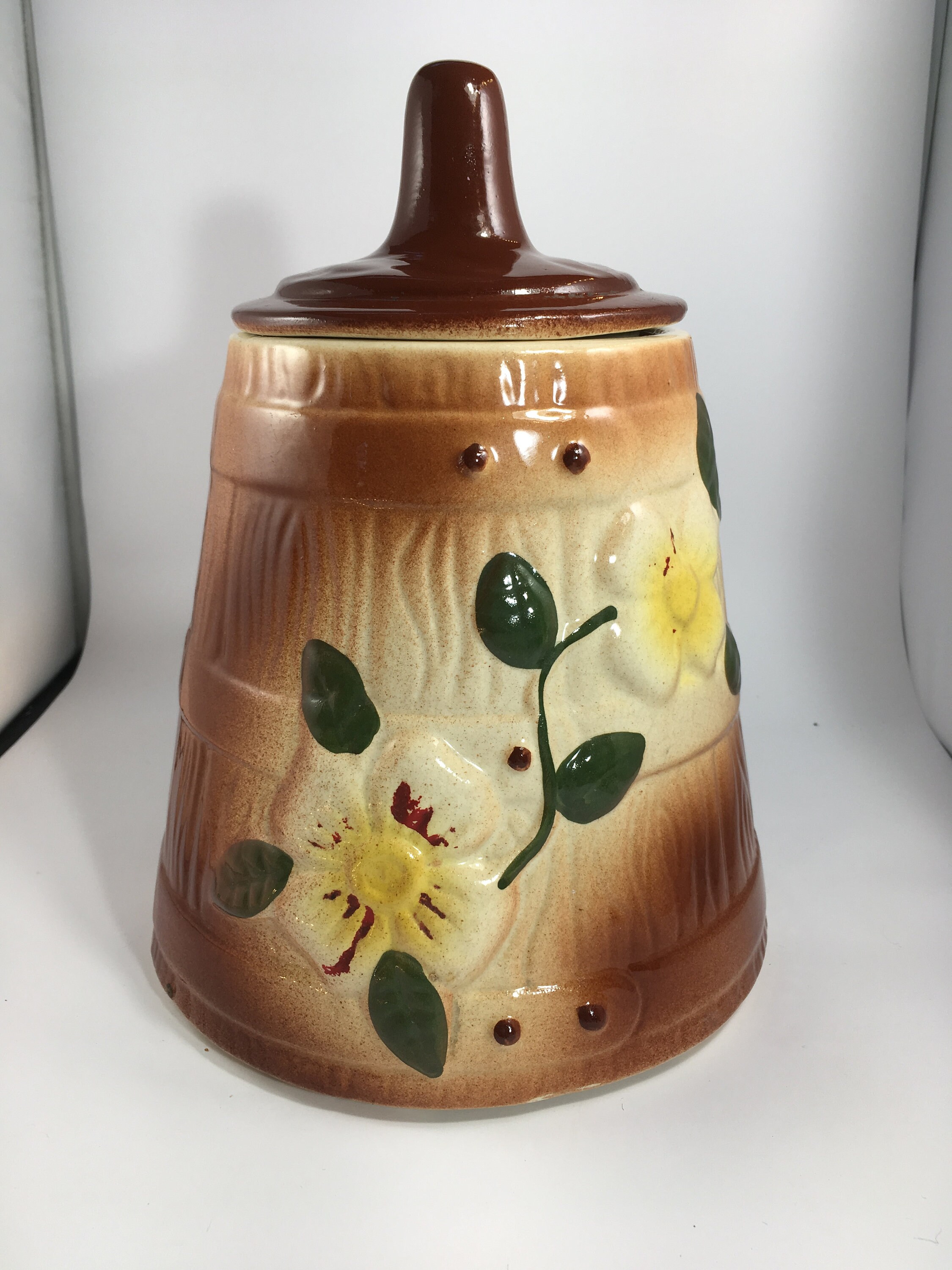 Vintage Butter Churn Cookie Jar - Etsy UK