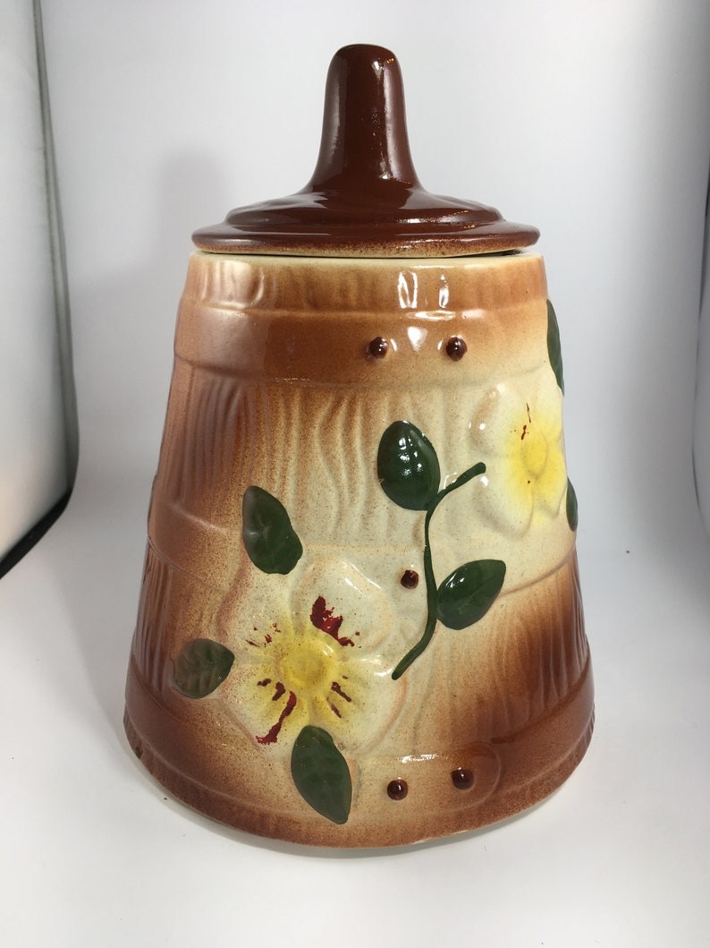vintage butter churn cookie jar