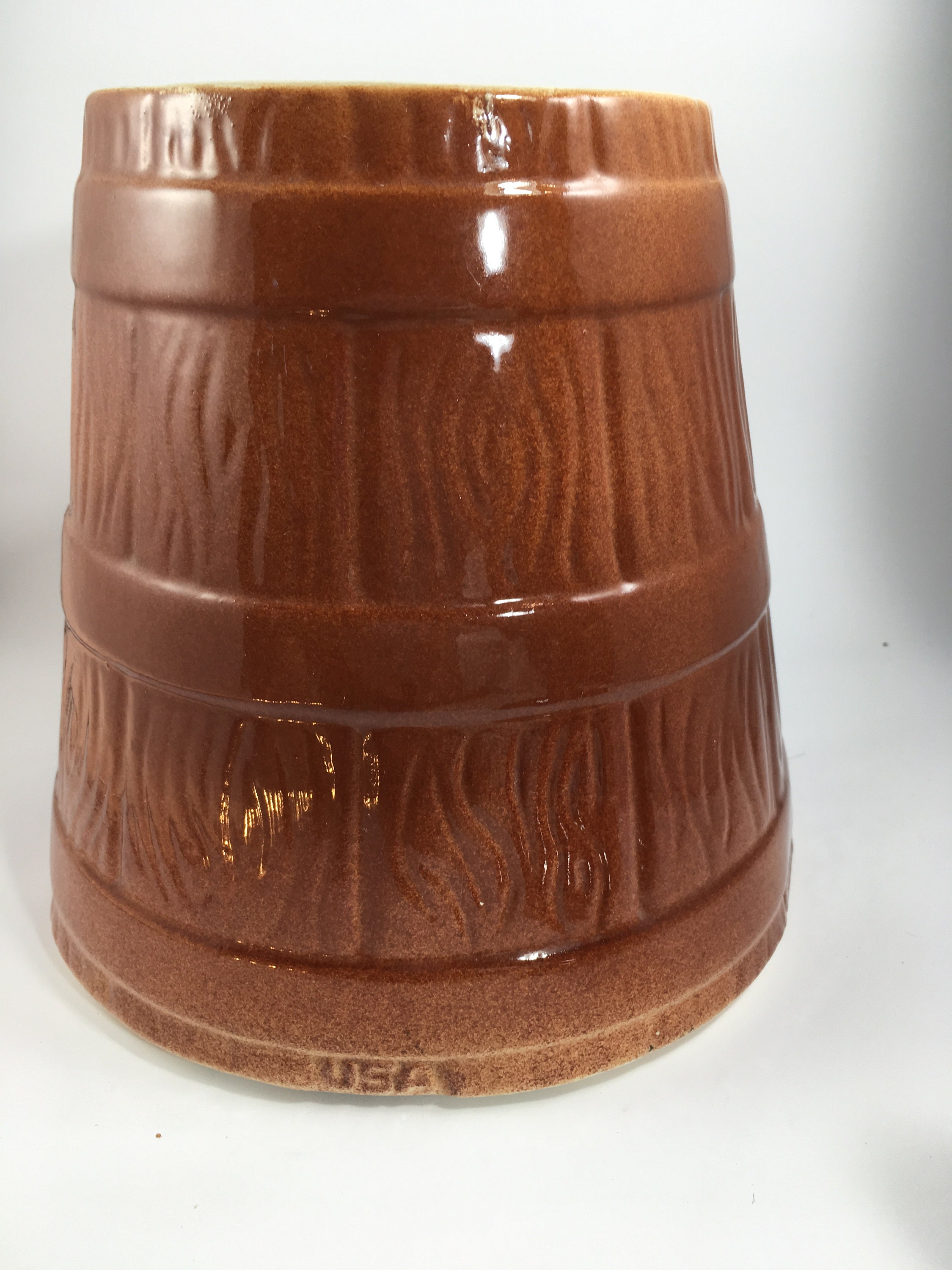 Vintage Butter Churn Cookie Jar - Etsy UK