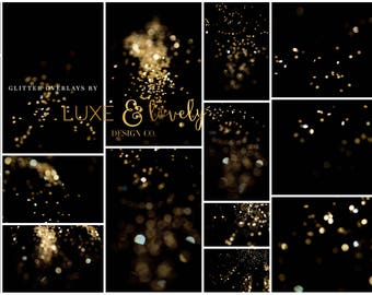 Glitzer Foto Overlays
