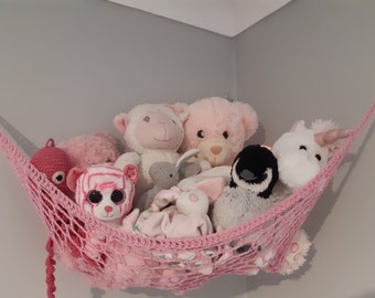 pink toy hammock