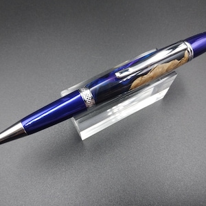 Calisto Hybrid Blue - handgefertigter Drehstift aus der Cosmos Reihe.