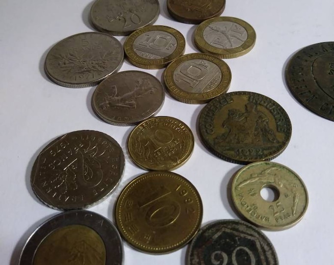 Coins and tokens, variety of countries.  Interesting coins, fun tokens.  Early 1900s to present.