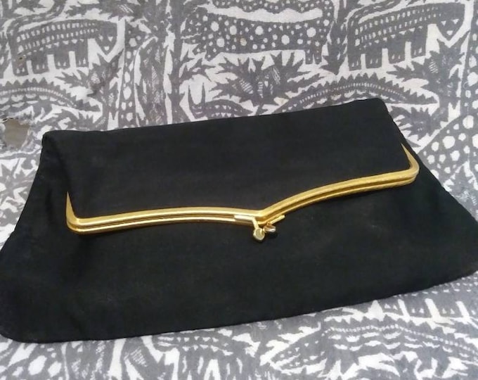 Coblantz original satin envelope, evening, cocktail clutch. 1950s