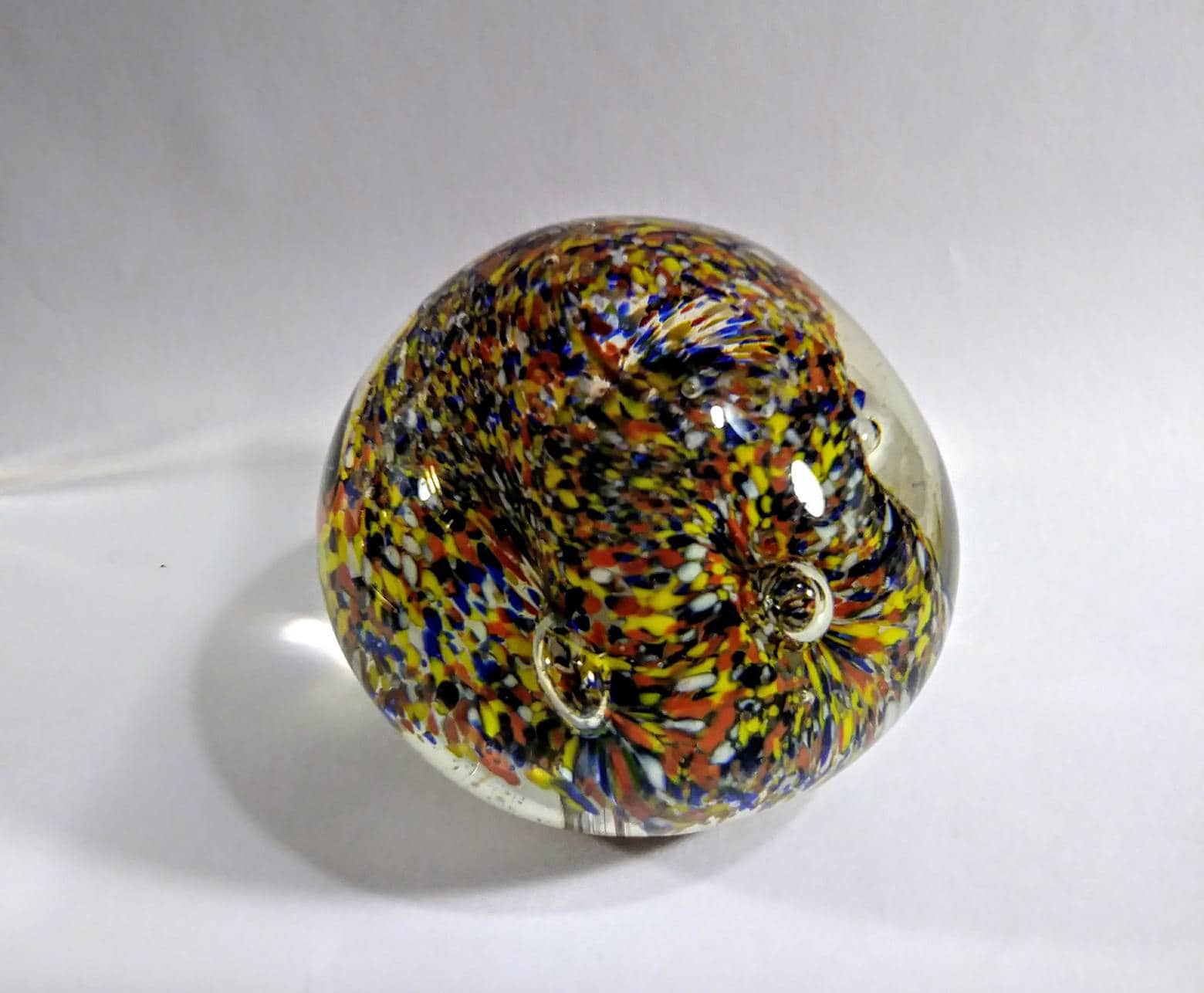 Glass Paperweight blown glass vintage 1960s Etsy