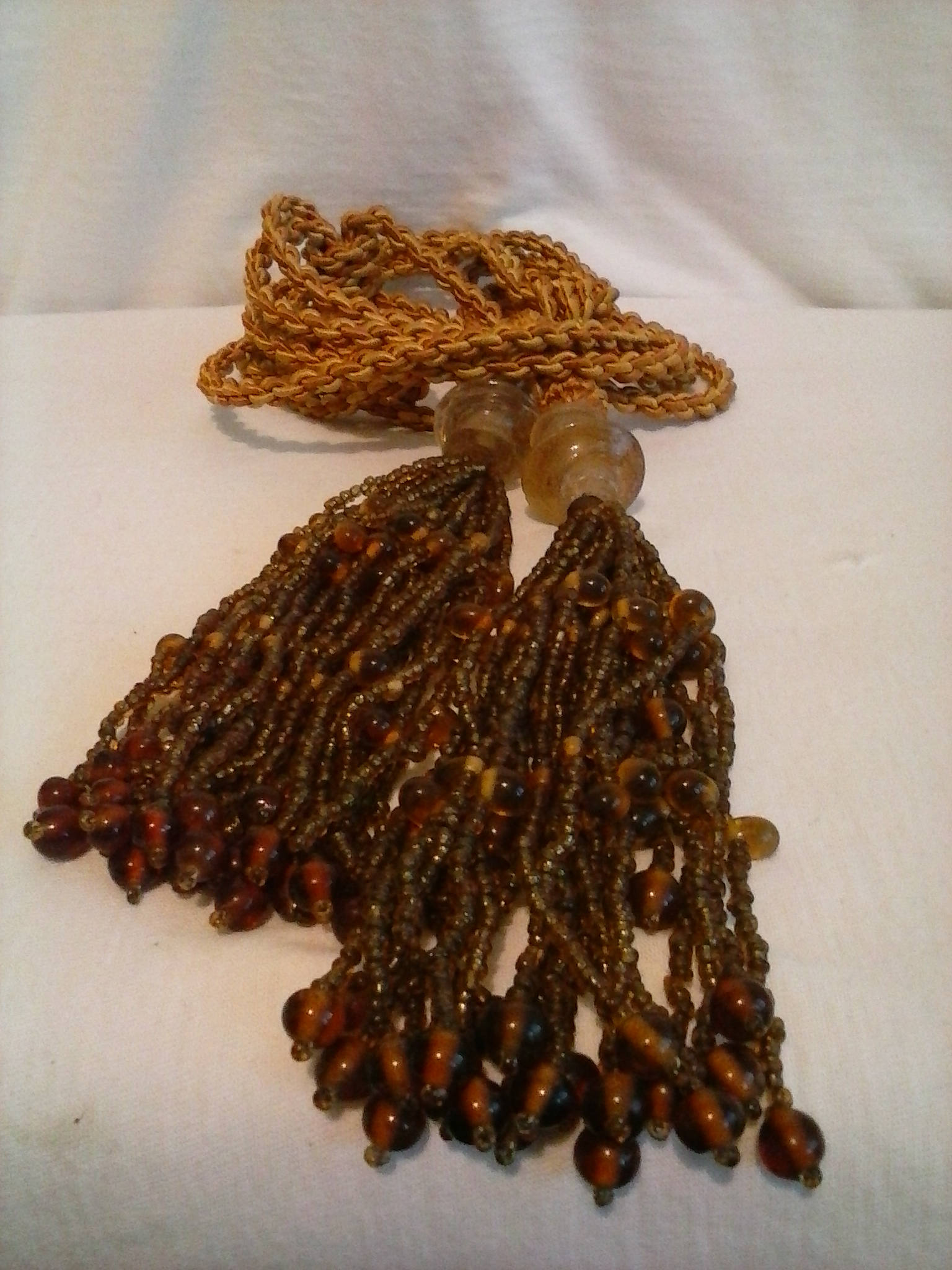 Beaded Curtain Tie Backs