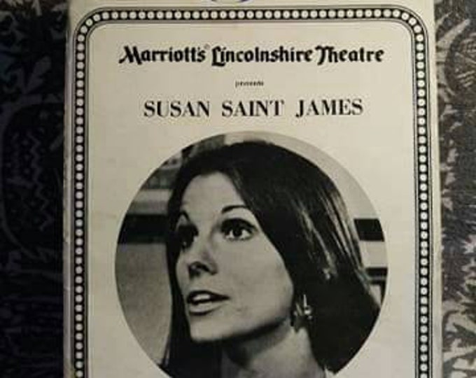 Vintage Playbill 70s Susan Saint James this is a very rare playbill Ready when you are cb