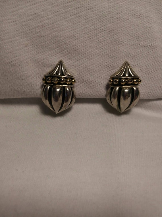 Pewter earrings St Justin Cornwall pewter clip on… - image 7